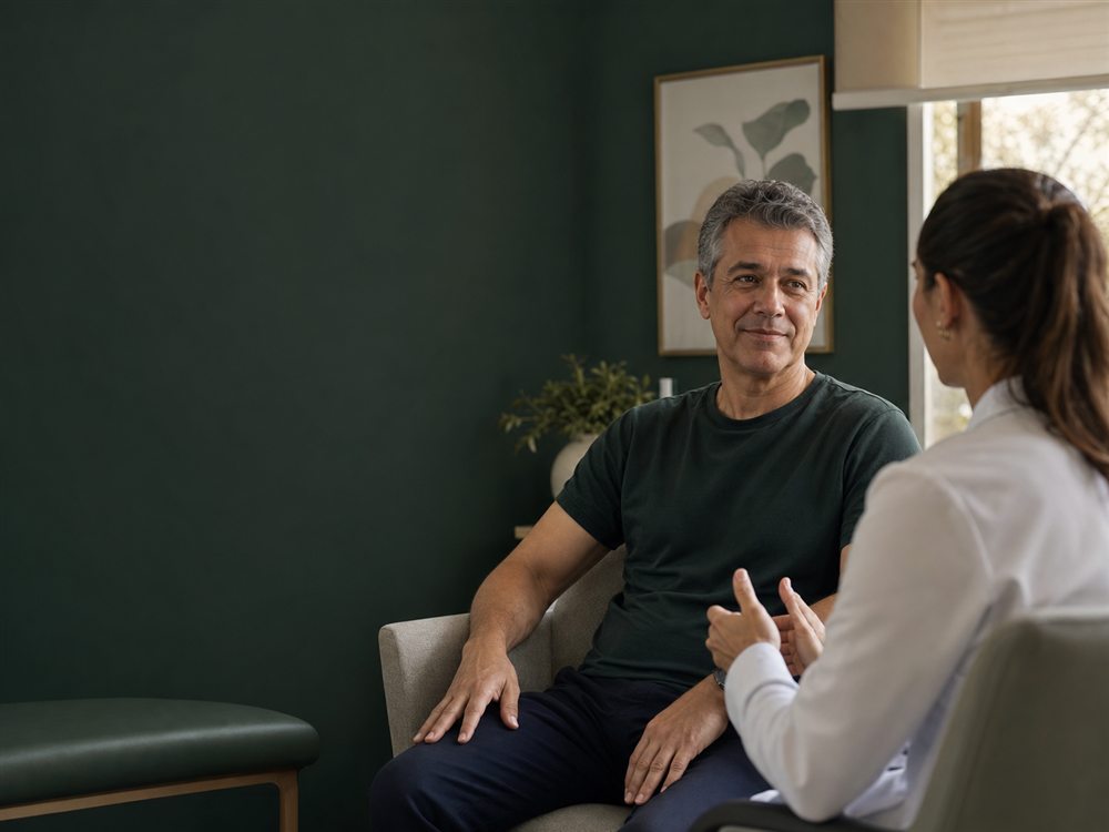 Atendimento individual e reservado para homens